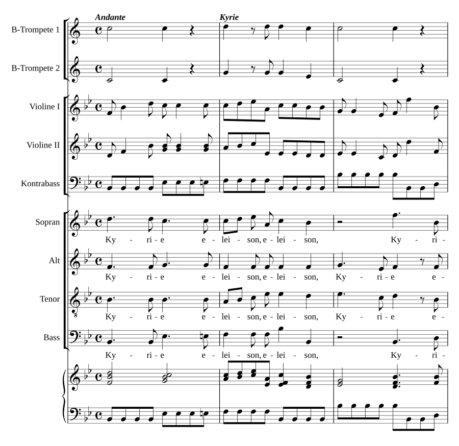 Месса № 2 си мажор (Missa Nr. 2 in B)