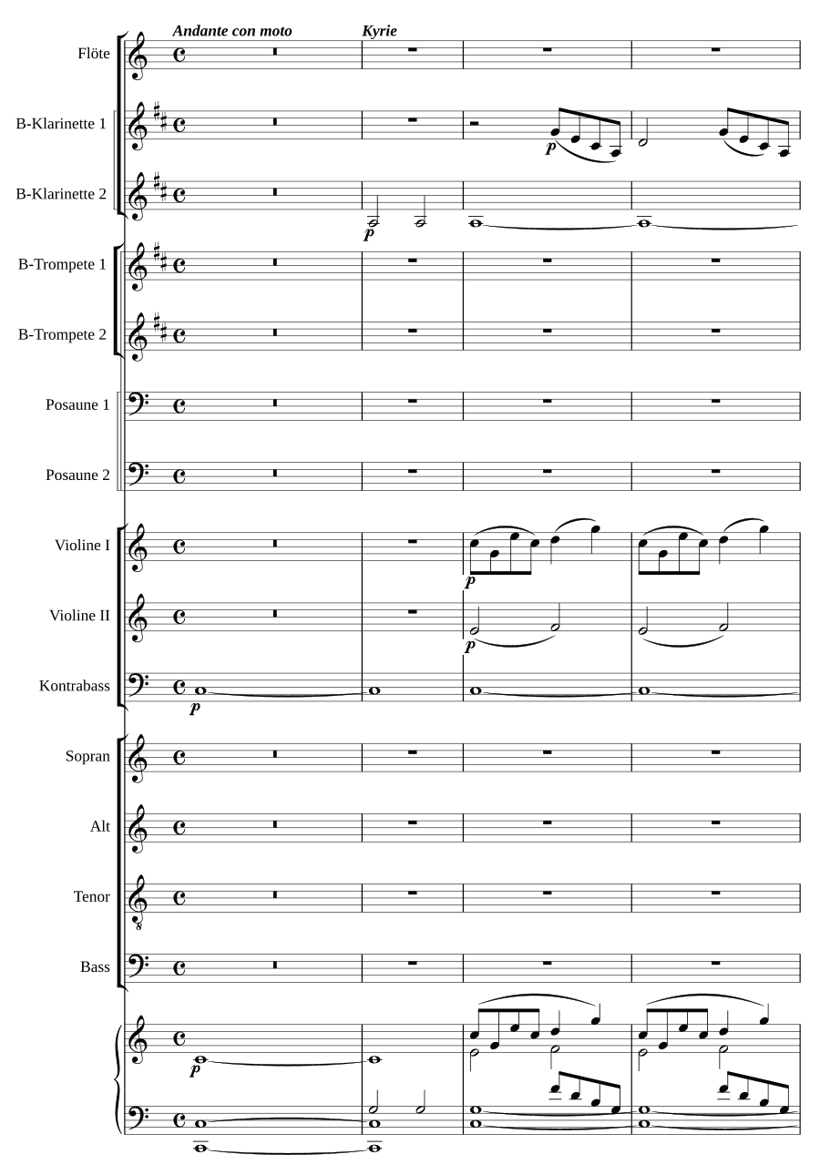 Пасторальная месса до мажор (Missa Pastoritia in C)