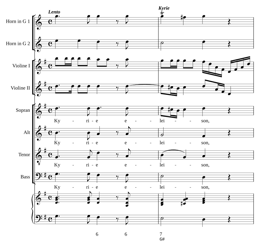 Короткая месса № 2 соль мажор (Missa brevis 2 in G)