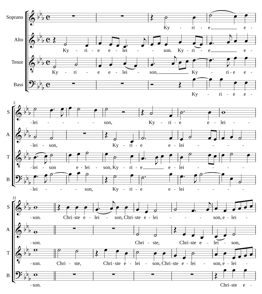 Короткая месса фа мажор (Missa brevis in F)