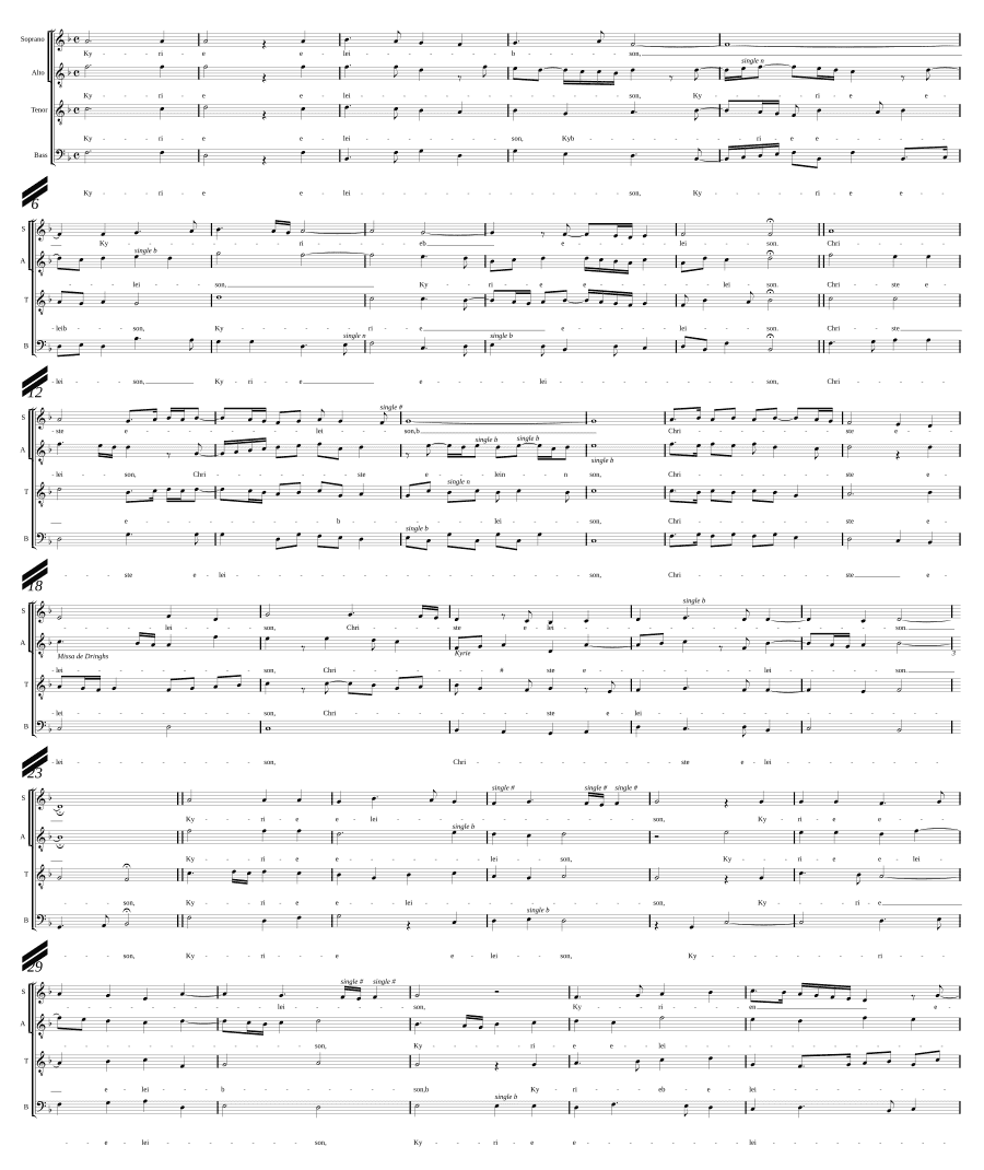 Месса de Dringhs (Missa de Dringhs)