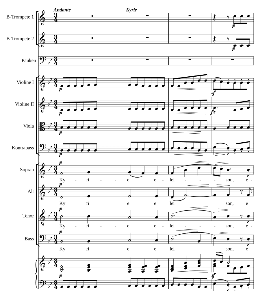 Месса си мажор (Missa in B)