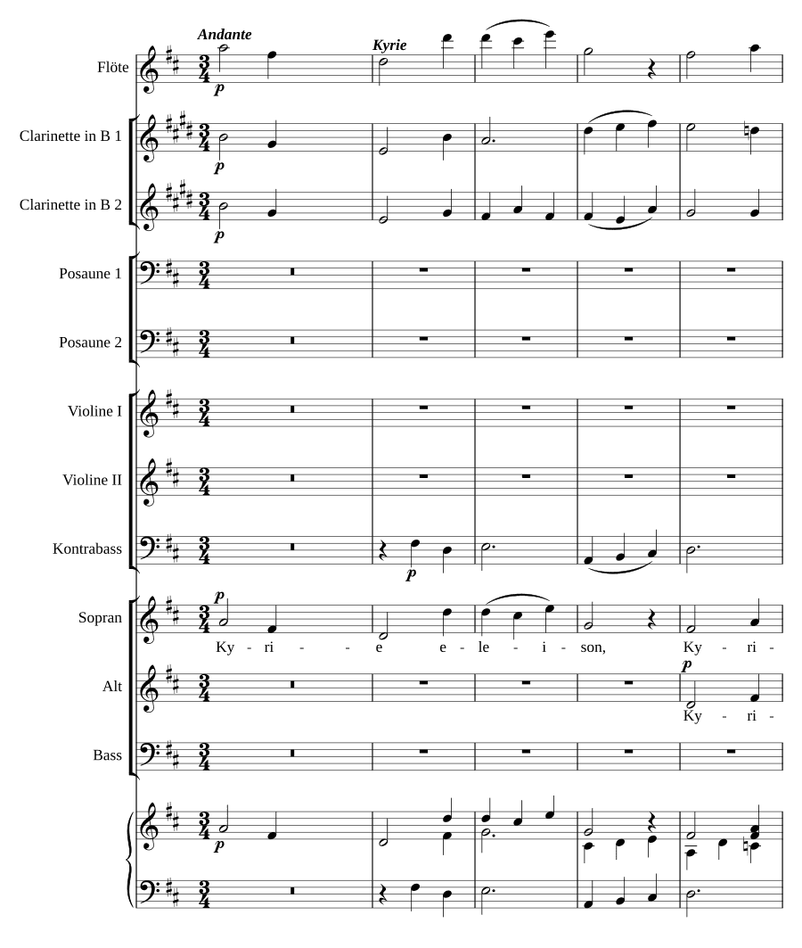 Месса ре мажор, соч. 96 (Missa in D Op. 96)