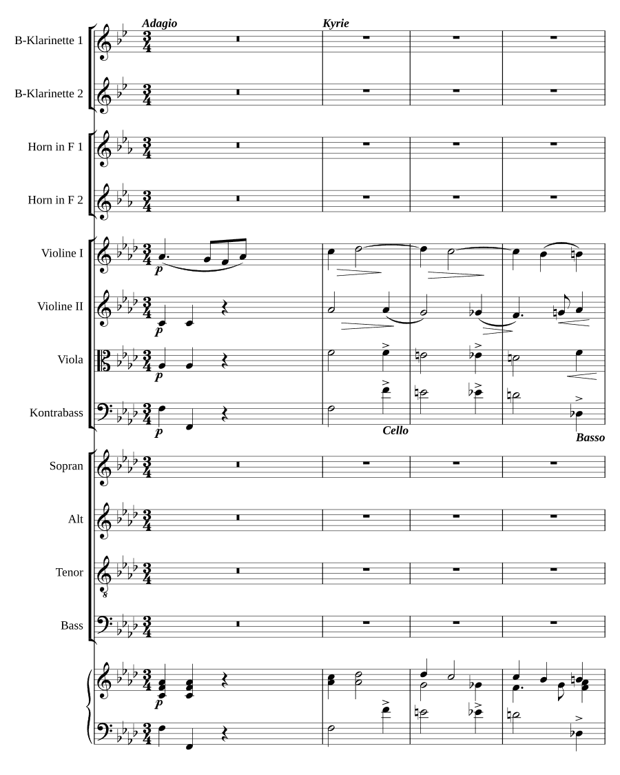 Месса фа мажор (Missa in F)