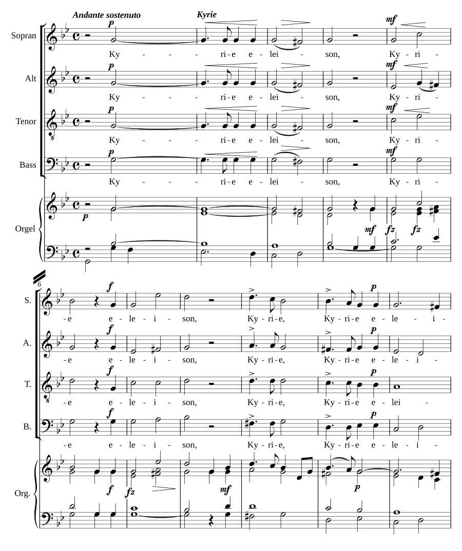 Месса соль мажор (Missa in G)