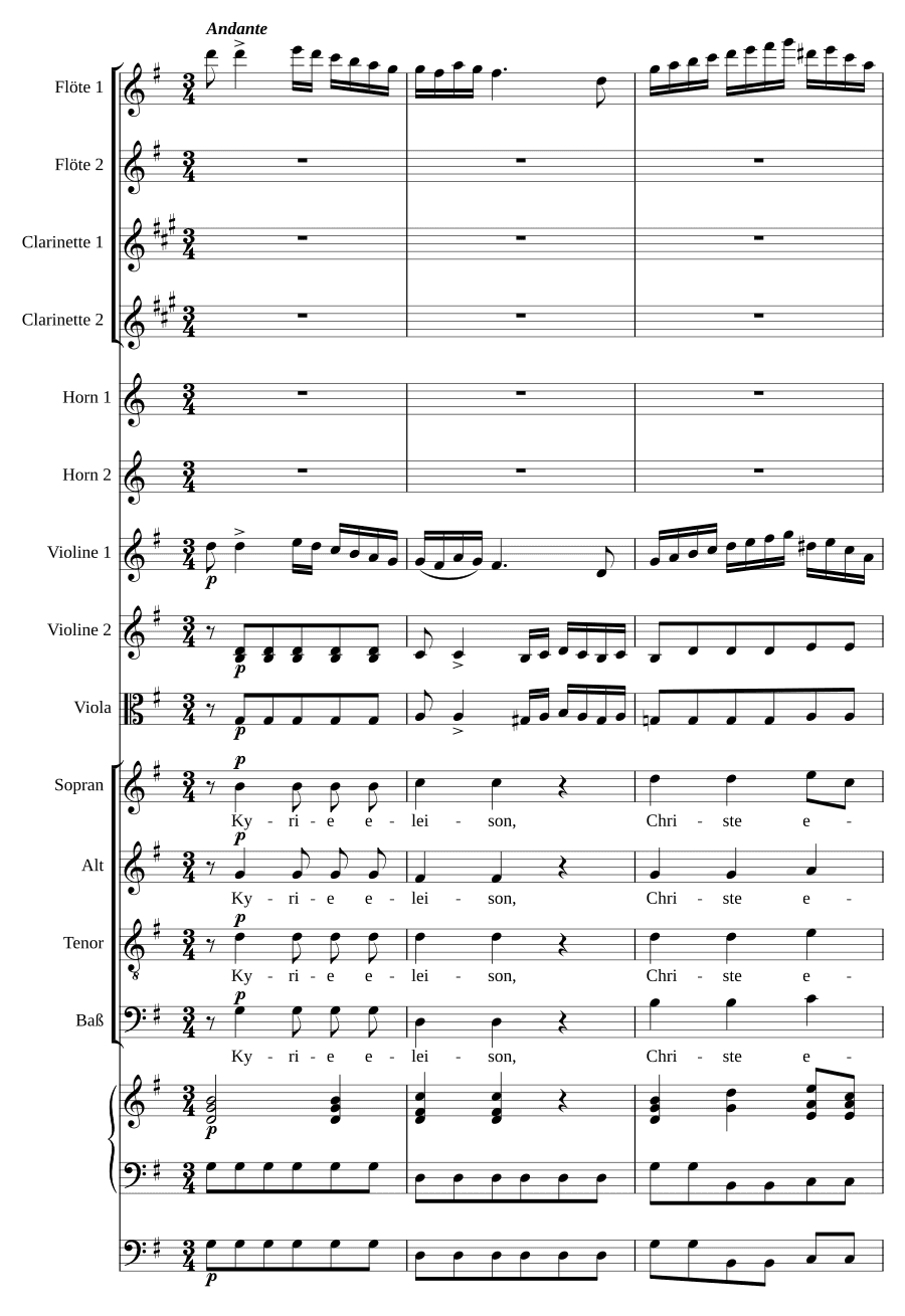 Месса соч. 1 № 1 (Missa op. 1 Nr 1)