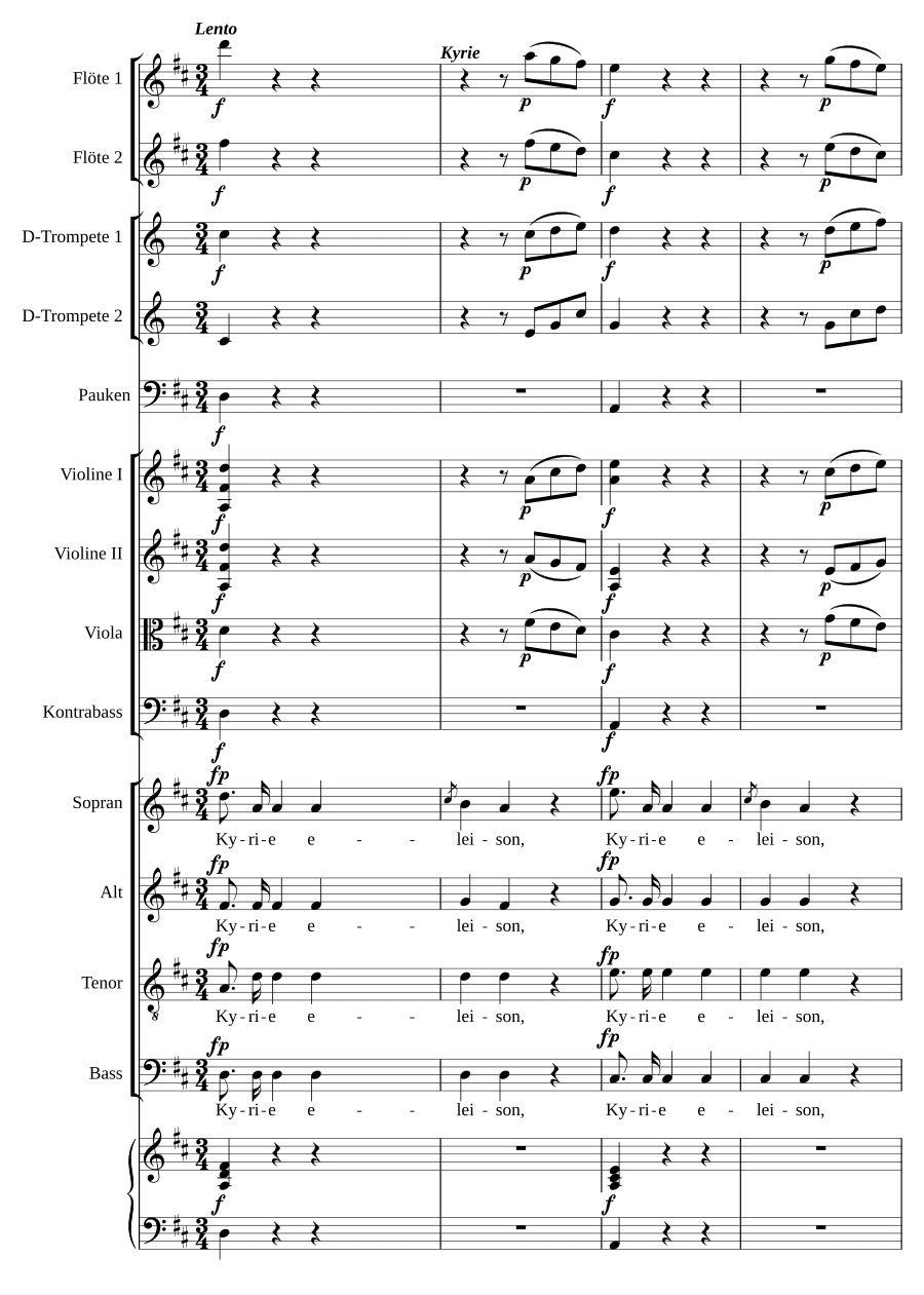Торжественная месса (Missa solemnis)