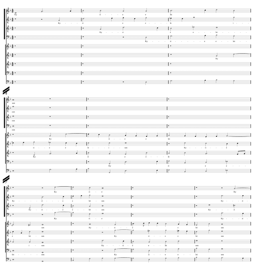 Месса на арию Моники a 8 (Missa sopra l'aria della Monica a 8)