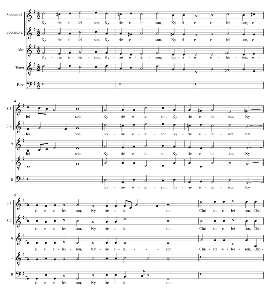 Месса на «Ecce quam bonum» (Missa super Ecce quam bonum)