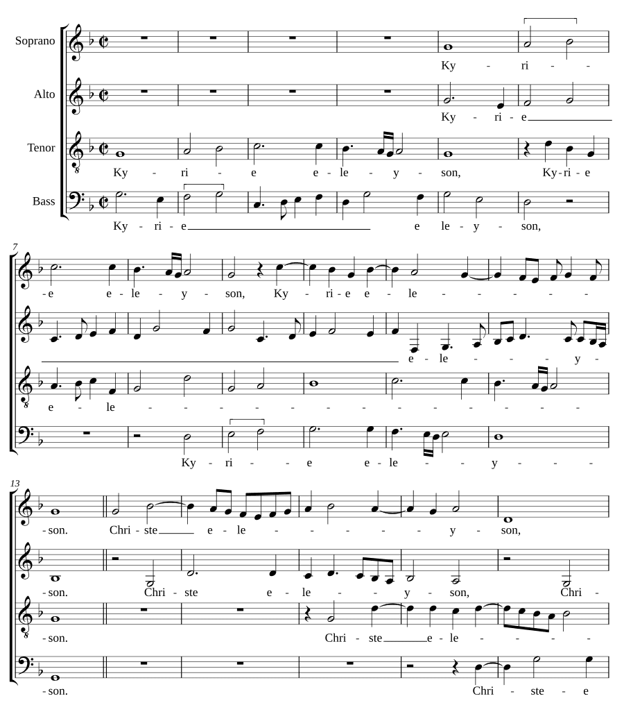 Месса на тему Vecy la danse de Barbarie (Missa super Vecy la danse de Barbarie)