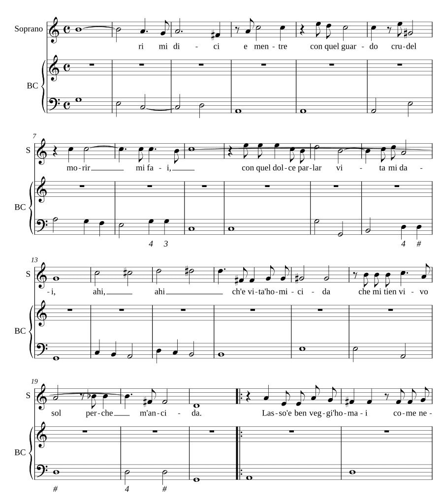 Говоришь мне умереть (Mori mi dici)