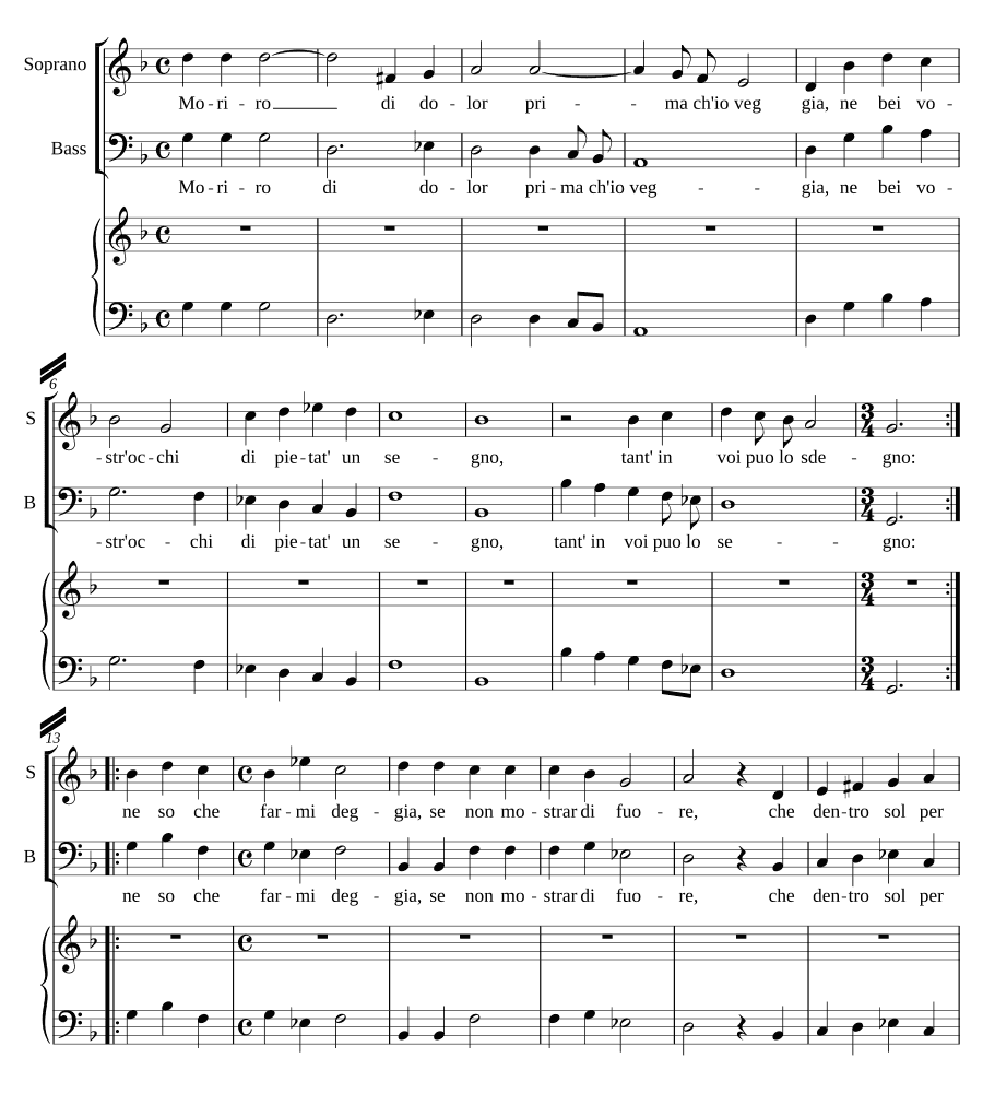 Умру от боли (Moriro di dolor)