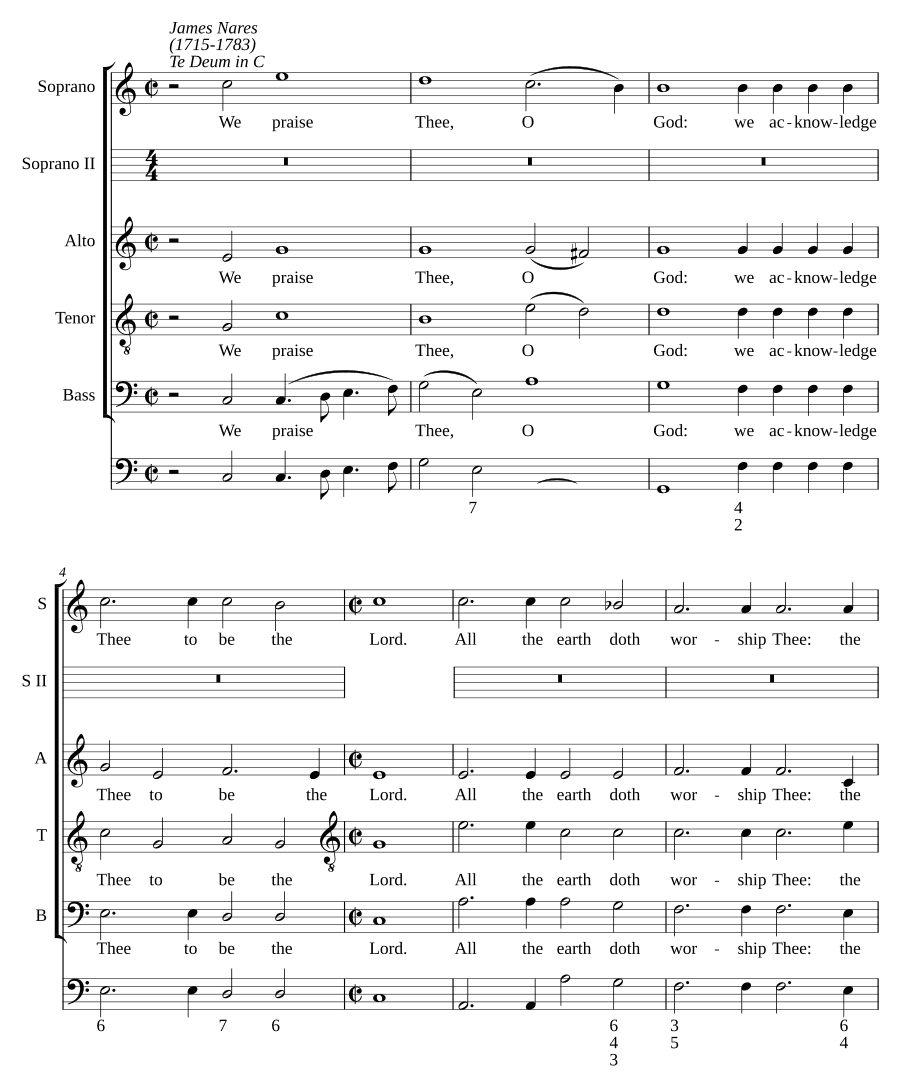 Утренние песнопения до мажор (Morning canticles in C)