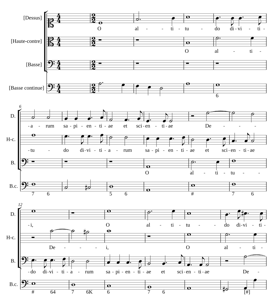 Мотет на Троицу (Motet pour la trinité H.319)