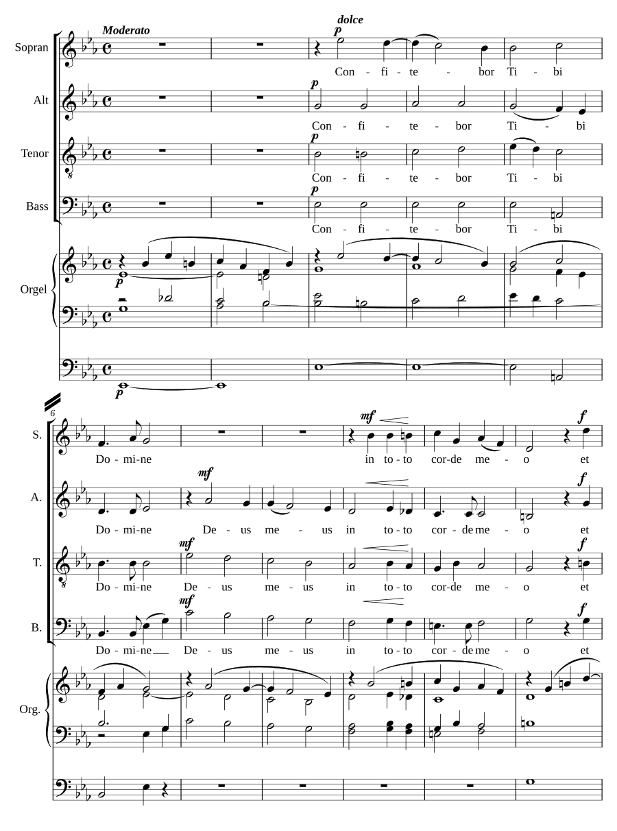 Мотеты из «Carmina Sacra» № 3 (Motetten aus Carmina Sacra 3)