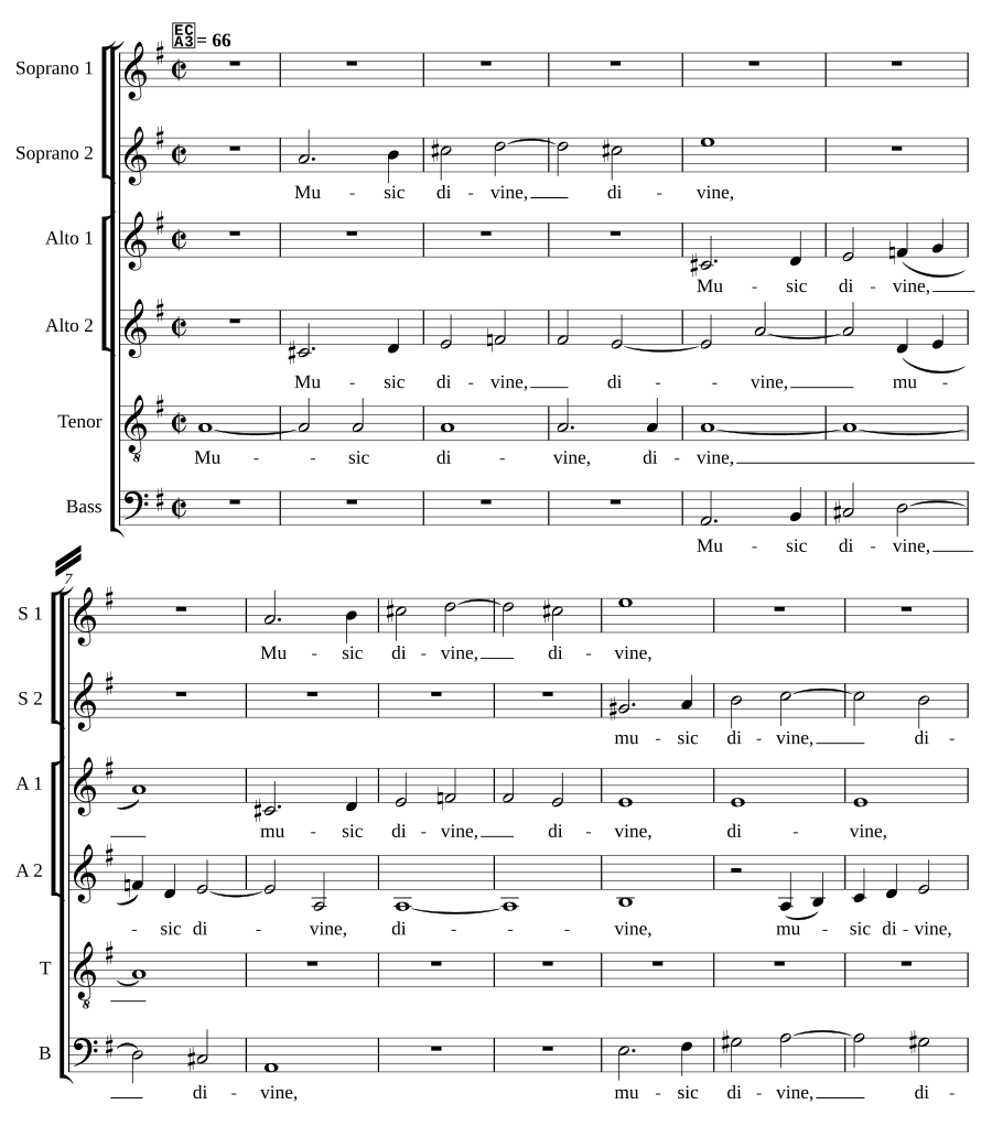Божественная музыка (Music divine)