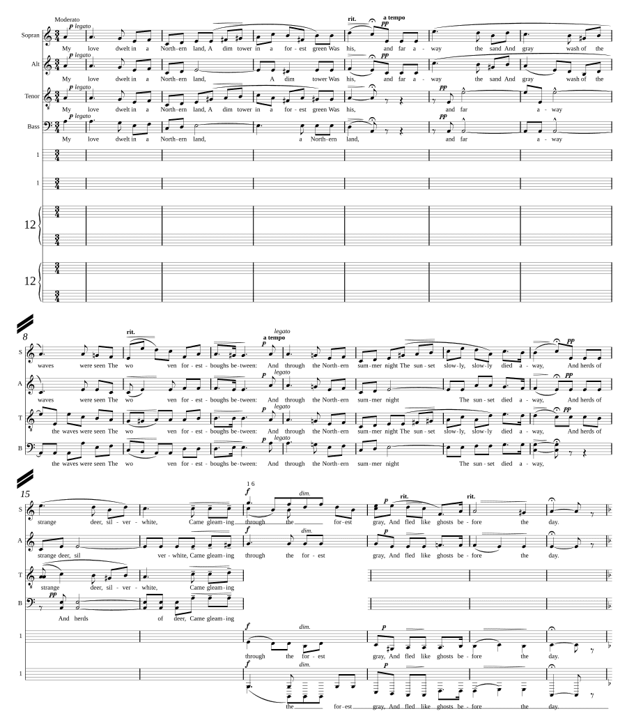 Моя любовь жила в северной стране, соч. 18, № 3 (My love dwelt in a northern land, Op. 18, No. 3)