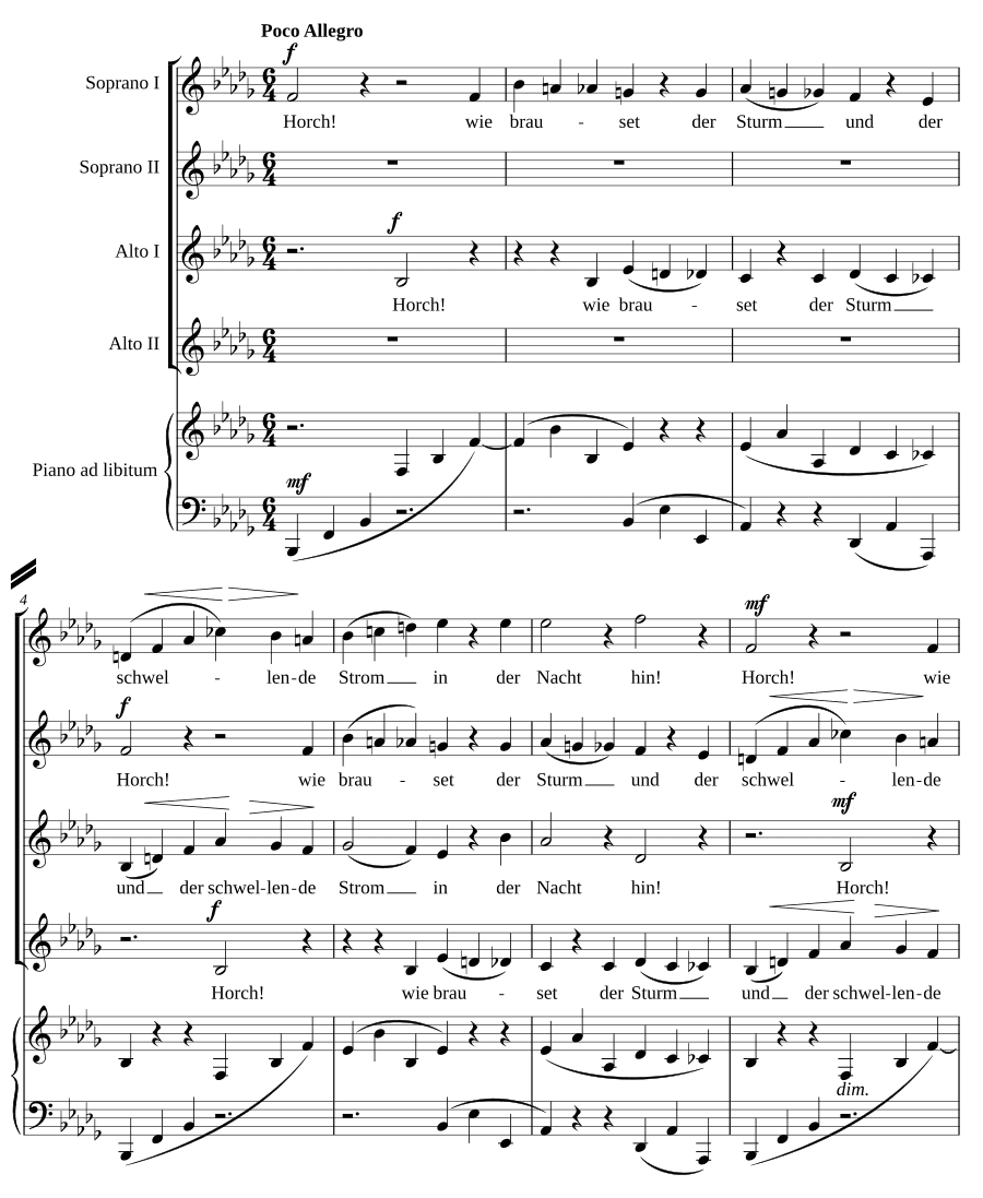 Мартовская ночь, соч. 44, № 12 (Märznacht, Op. 44, No. 12)