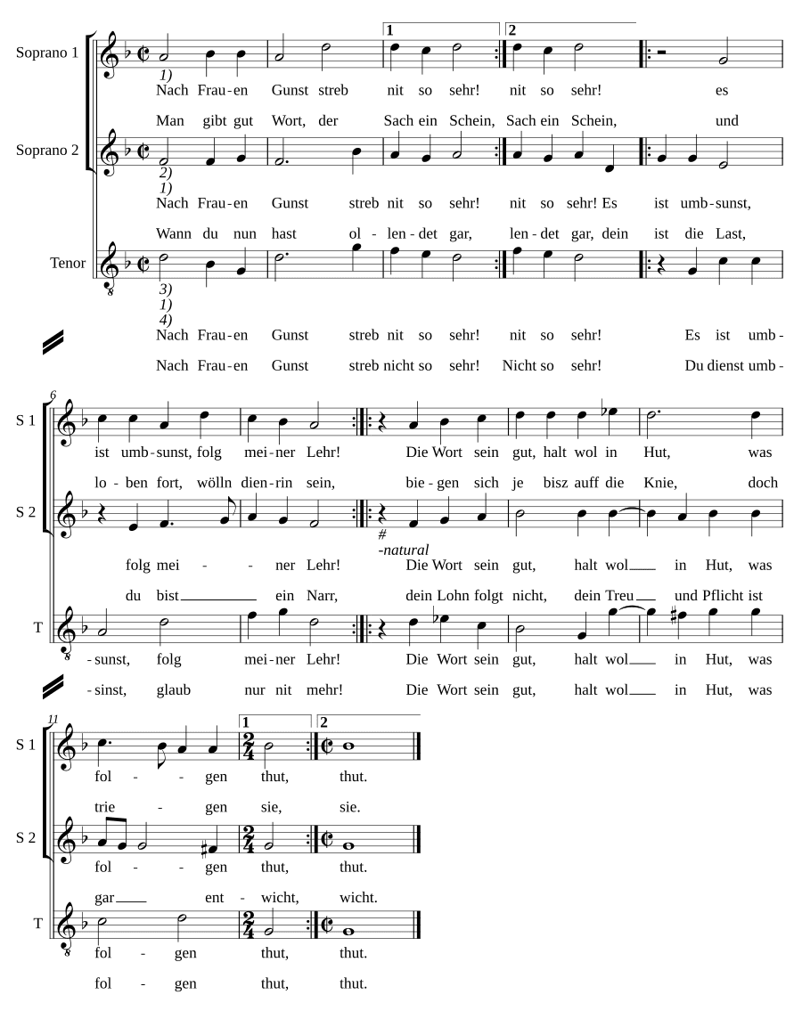 По женской милости (Nach Frauen Gunst)