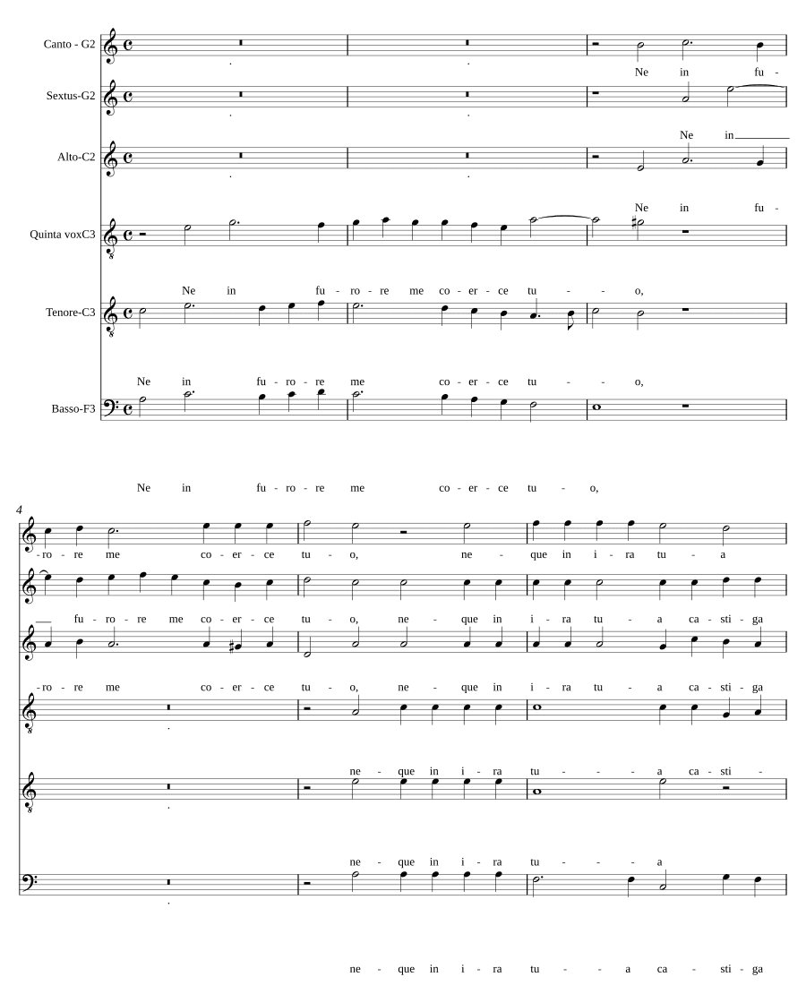 Не в гневе меня сдерживай (Ne in furore me coerce)