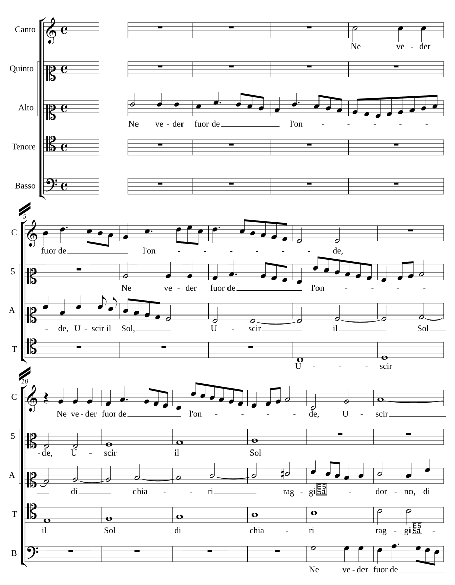 Не видь вне волн (Ne veder fuor de l'onde)