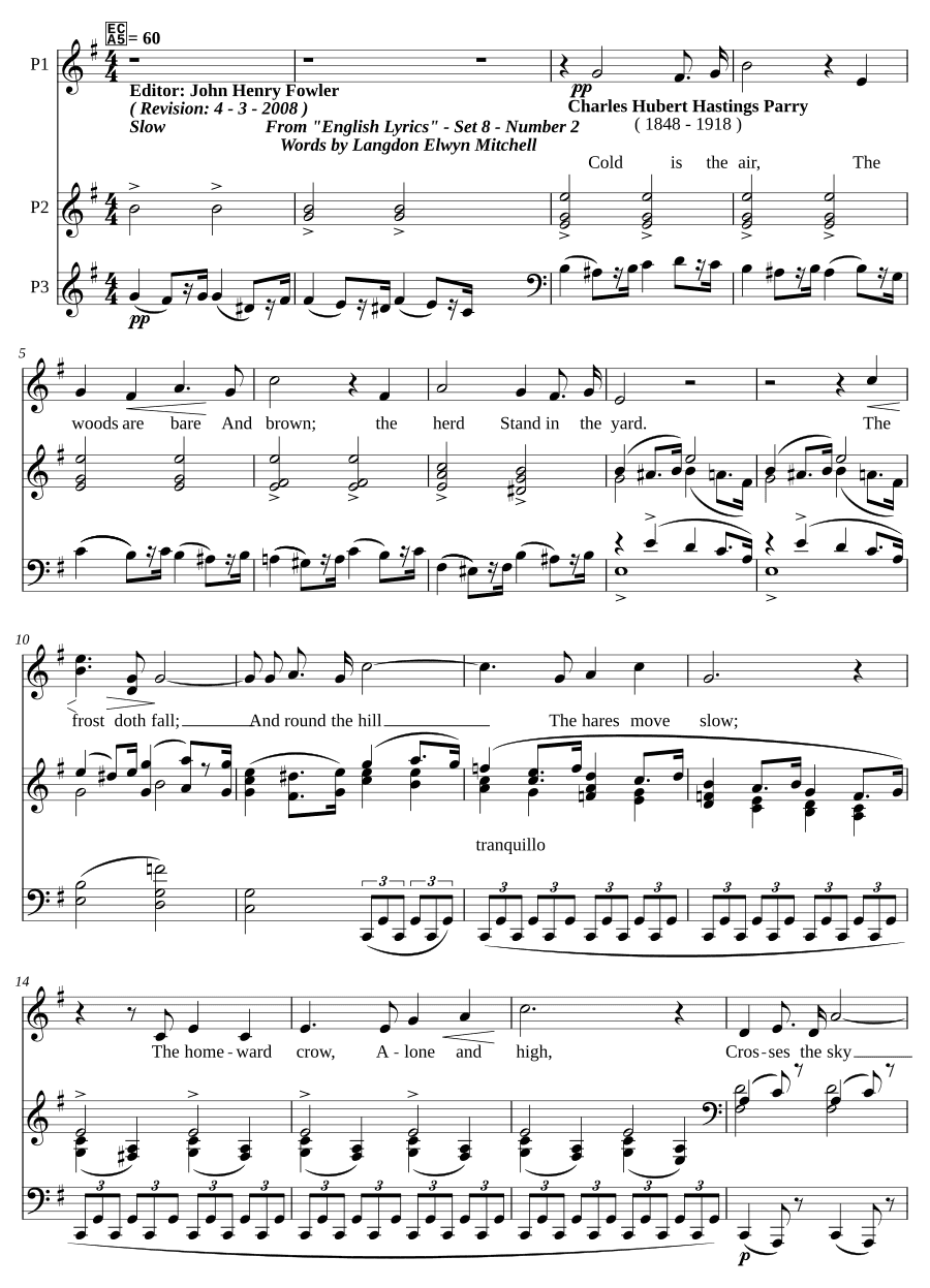 Сумерки зимой (Nightfall in Winter)