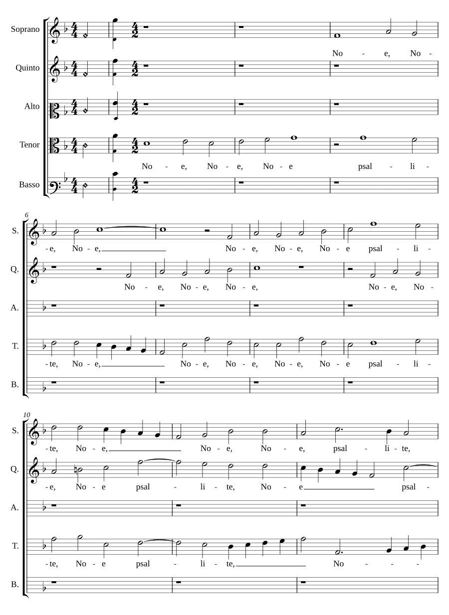 Ноэ, Ноэ, пойте (Noe, Noe psallite)