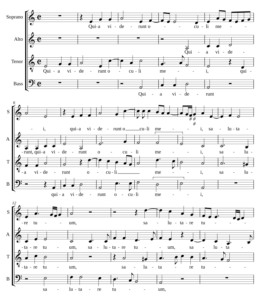 Ныне отпущаешь (Nunc dimittis, tone 4)