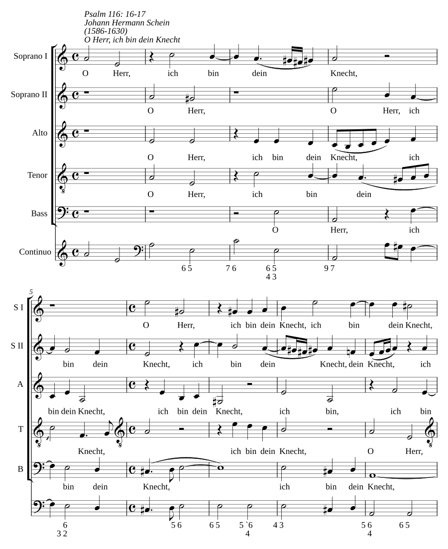 О Господь, я раб Твой (O Herr, ich bin dein Knecht)