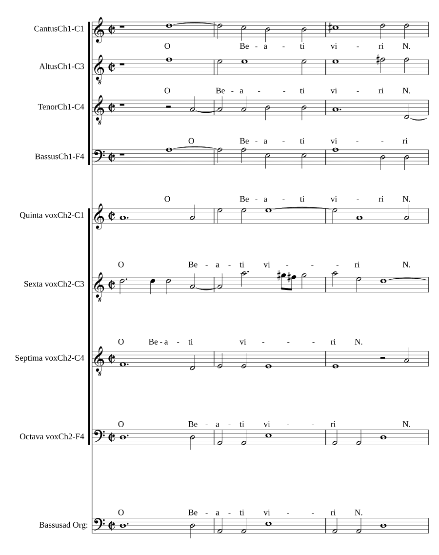 О, блаженные мужи (O beati viri)
