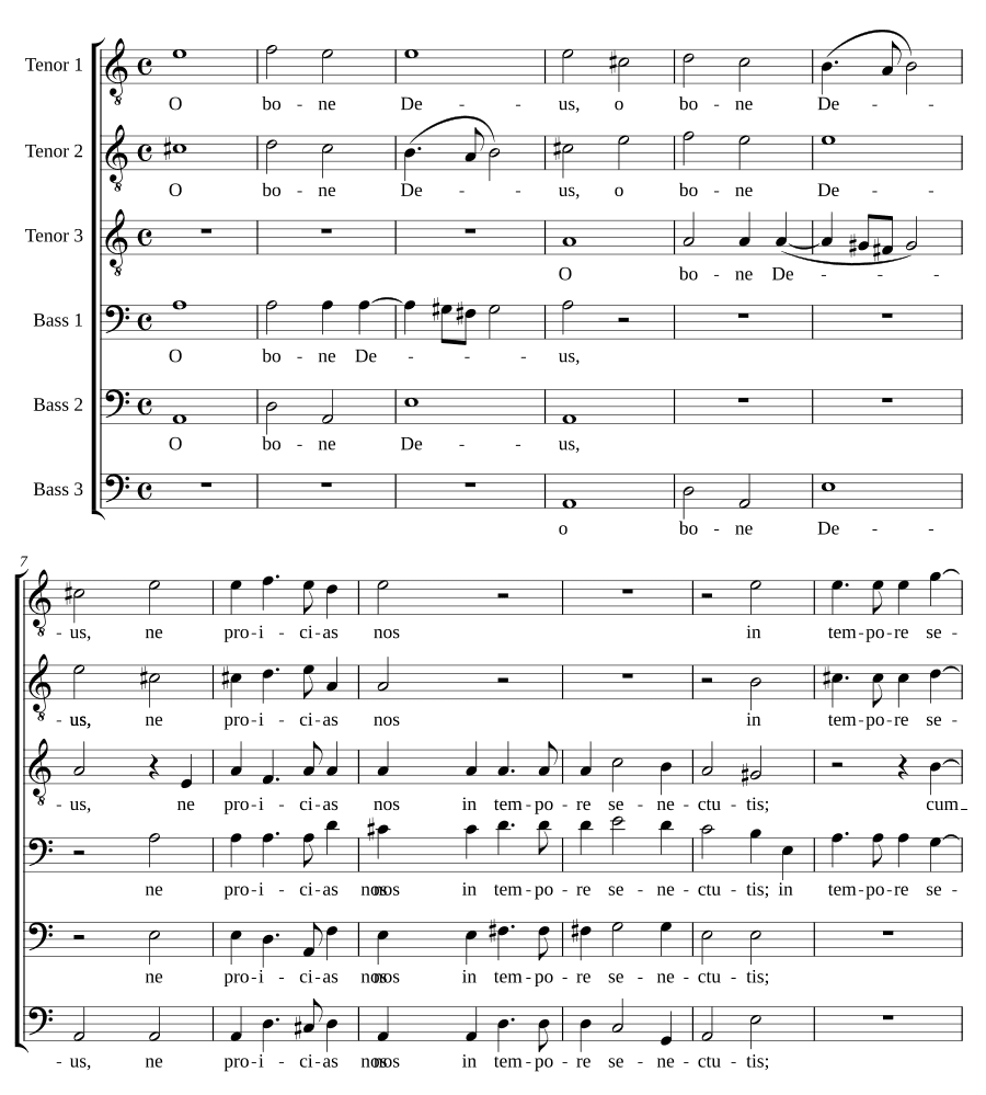 О, добрый Боже (O bone Deus)