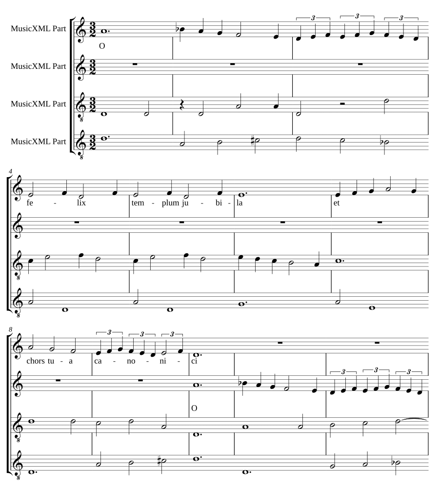 О, счастливый храм, ликуй (O felix templum jubila)