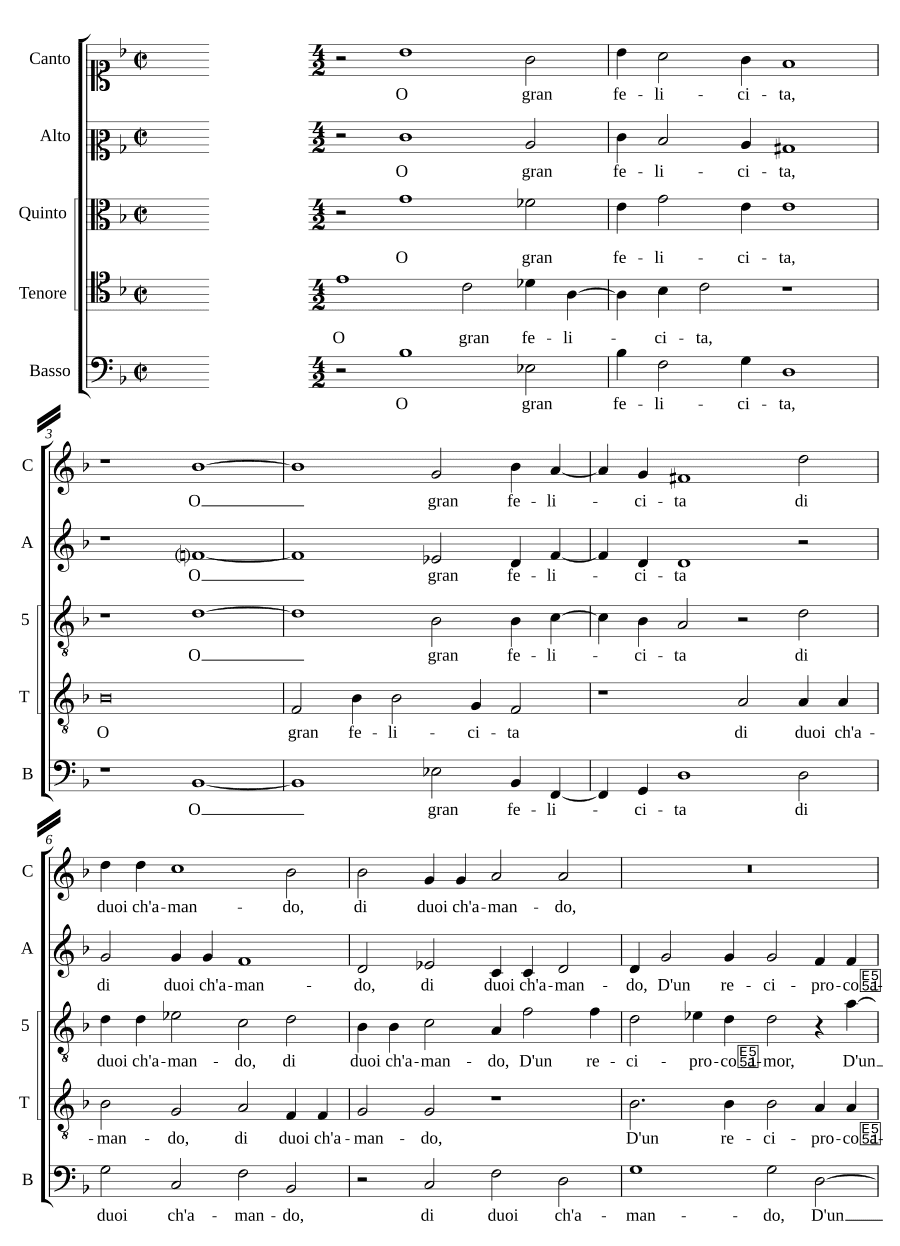 О великая радость (O gran felicita)