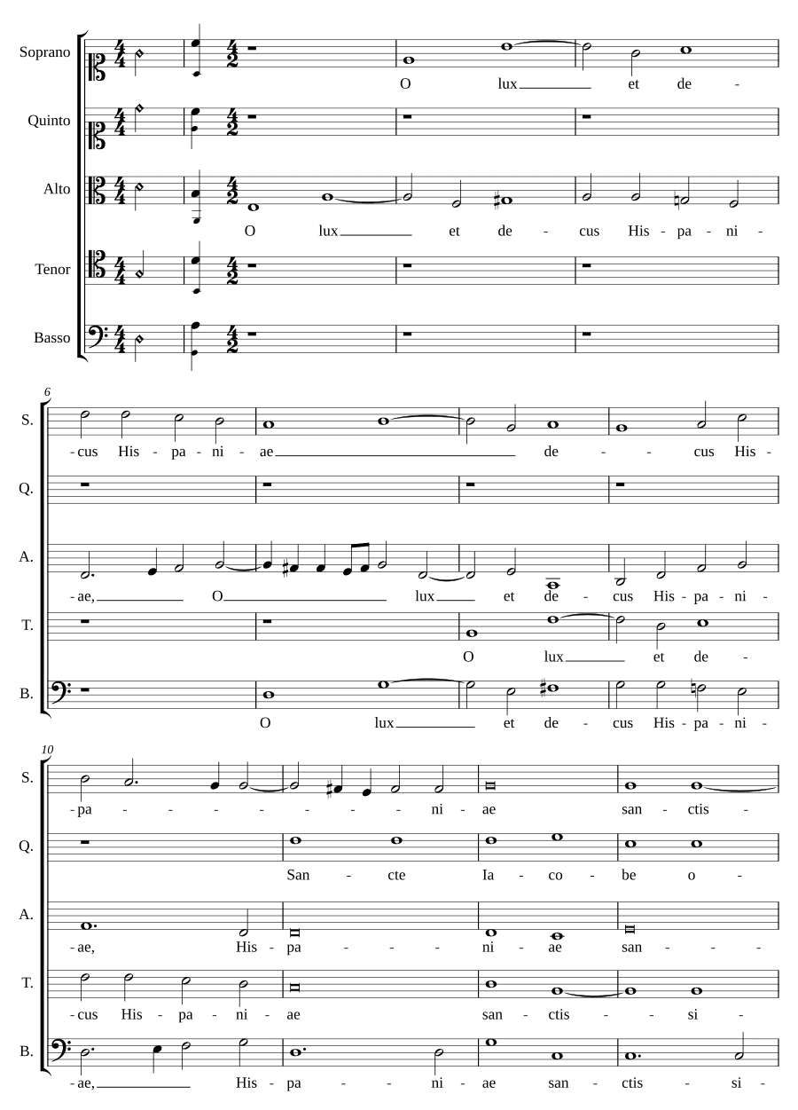 О свет и украшение (O lux et decus)