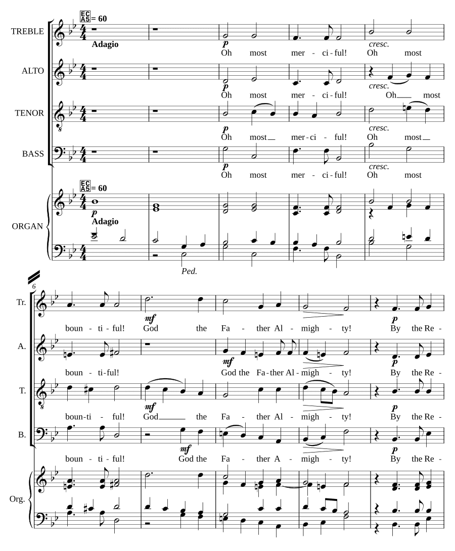 О, милосерднейший (O most merciful)