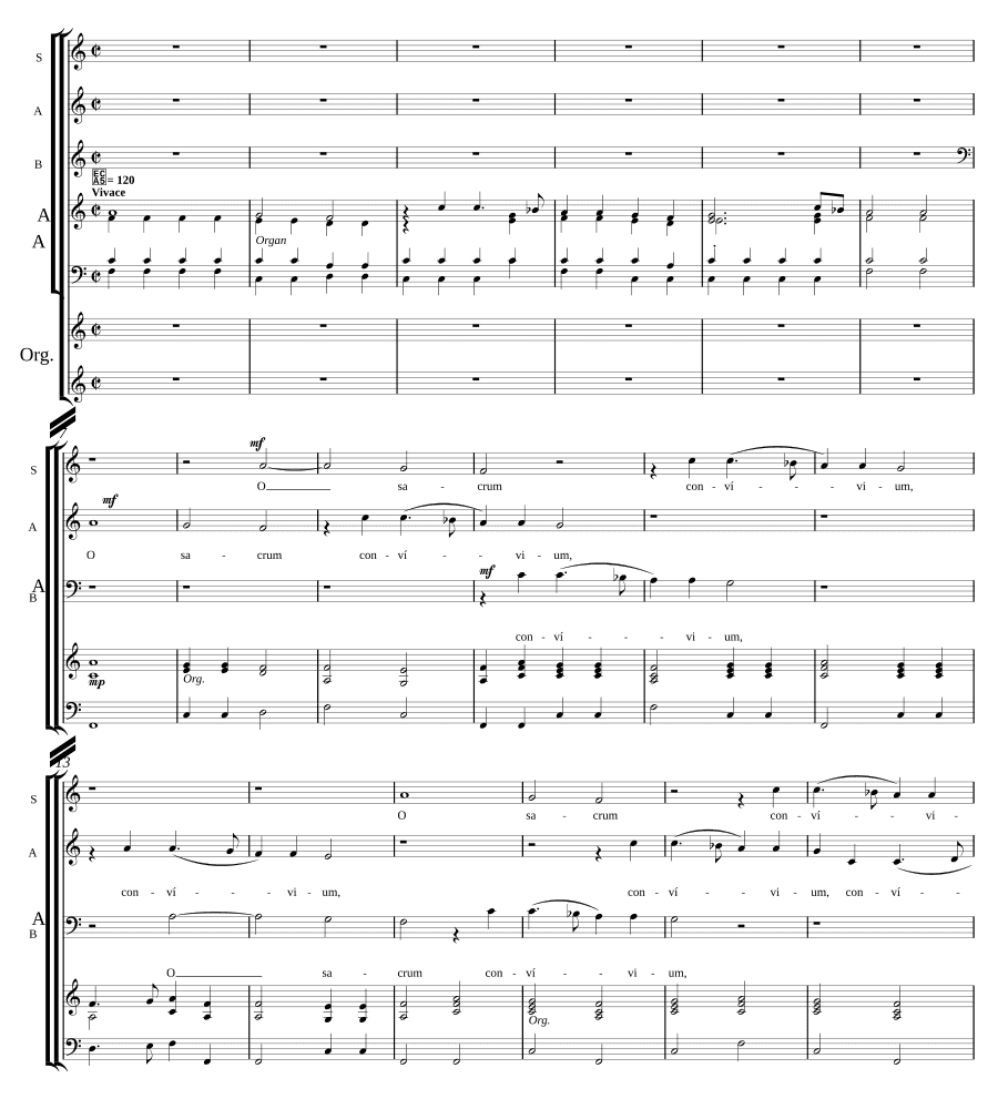 O sacrum convivium