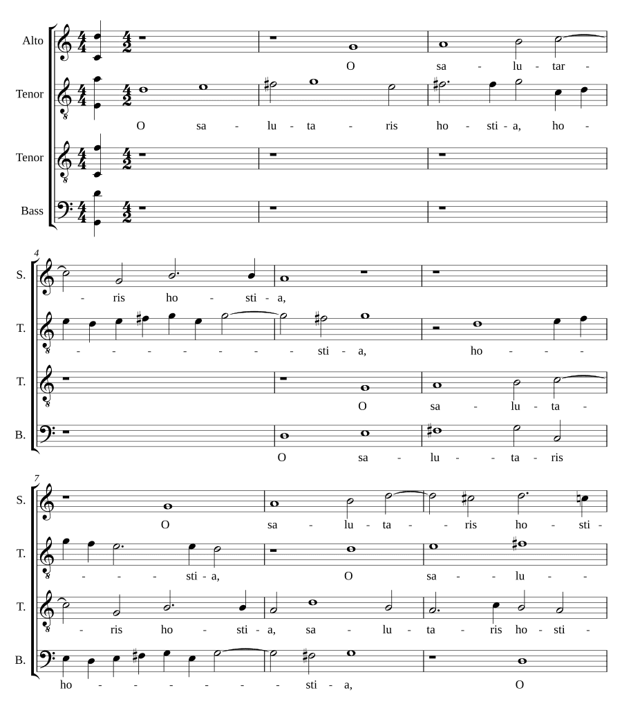 O salutaris hostia (Gradualia)