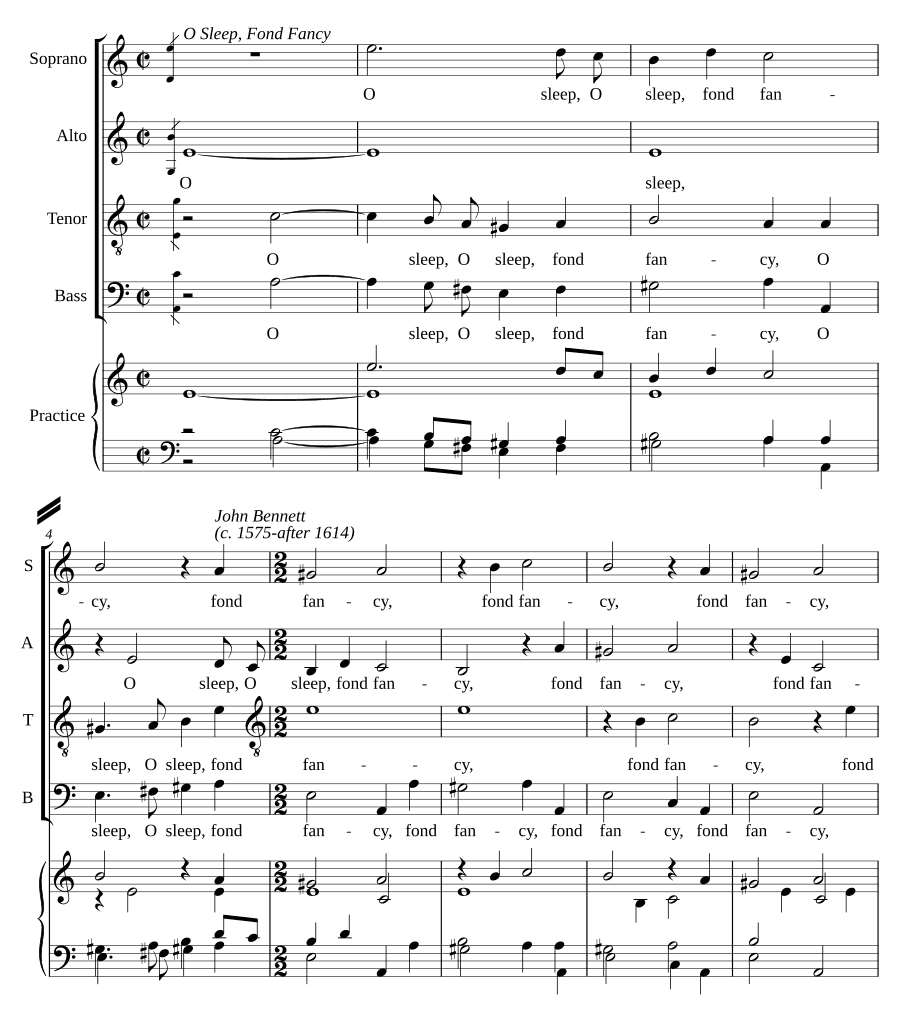 О сон, нежная фантазия (O sleep, fond fancy)