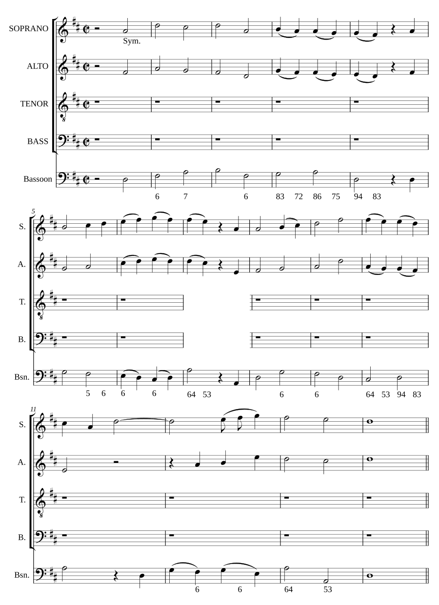 О, ты, перед кем склоняются все твари (O thou to whom all creatures bow)