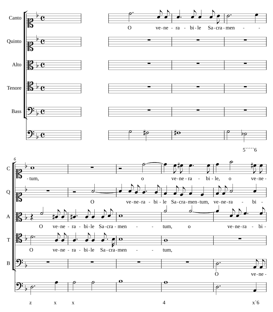 О, почитаемое Таинство (O venerabile Sacramentum)