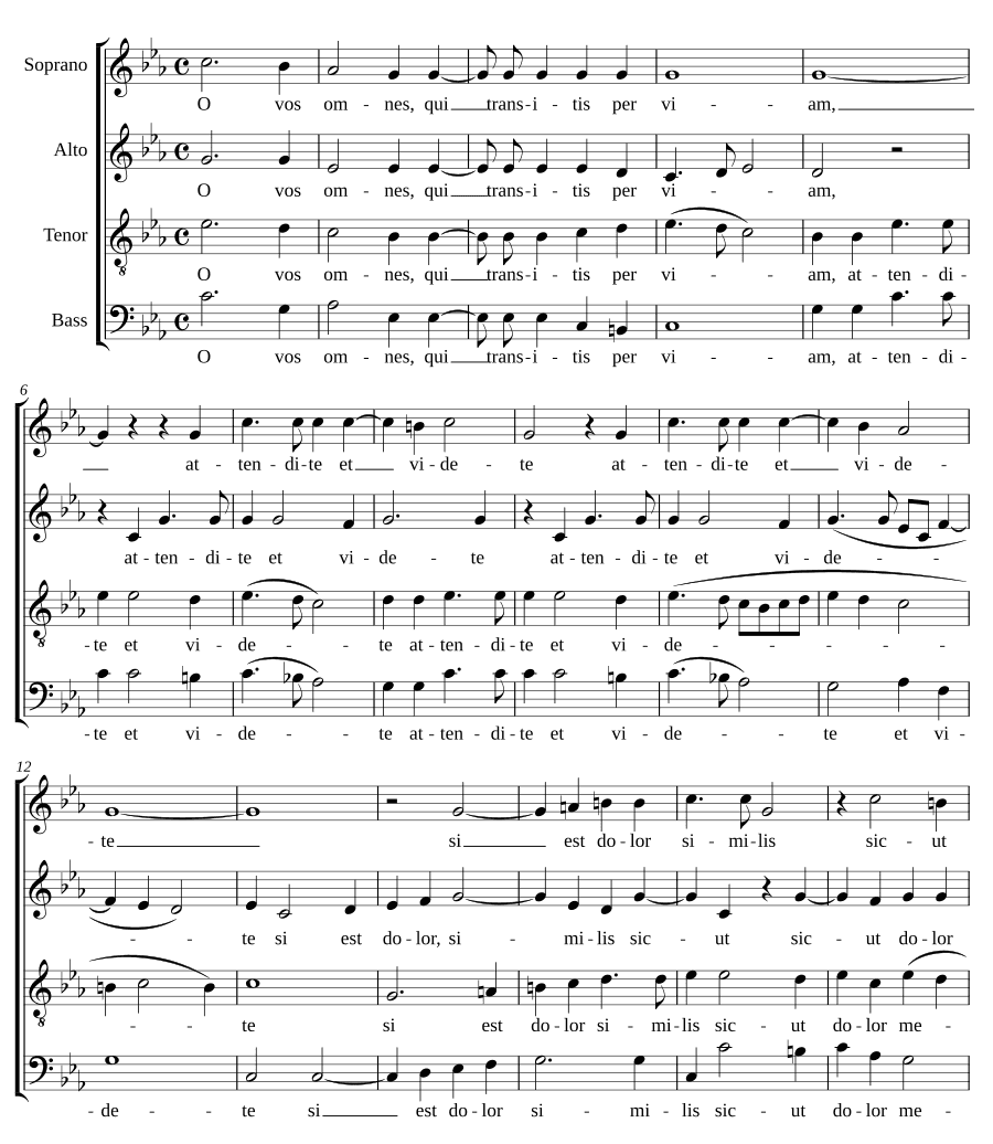 О, все вы (O vos omnes)