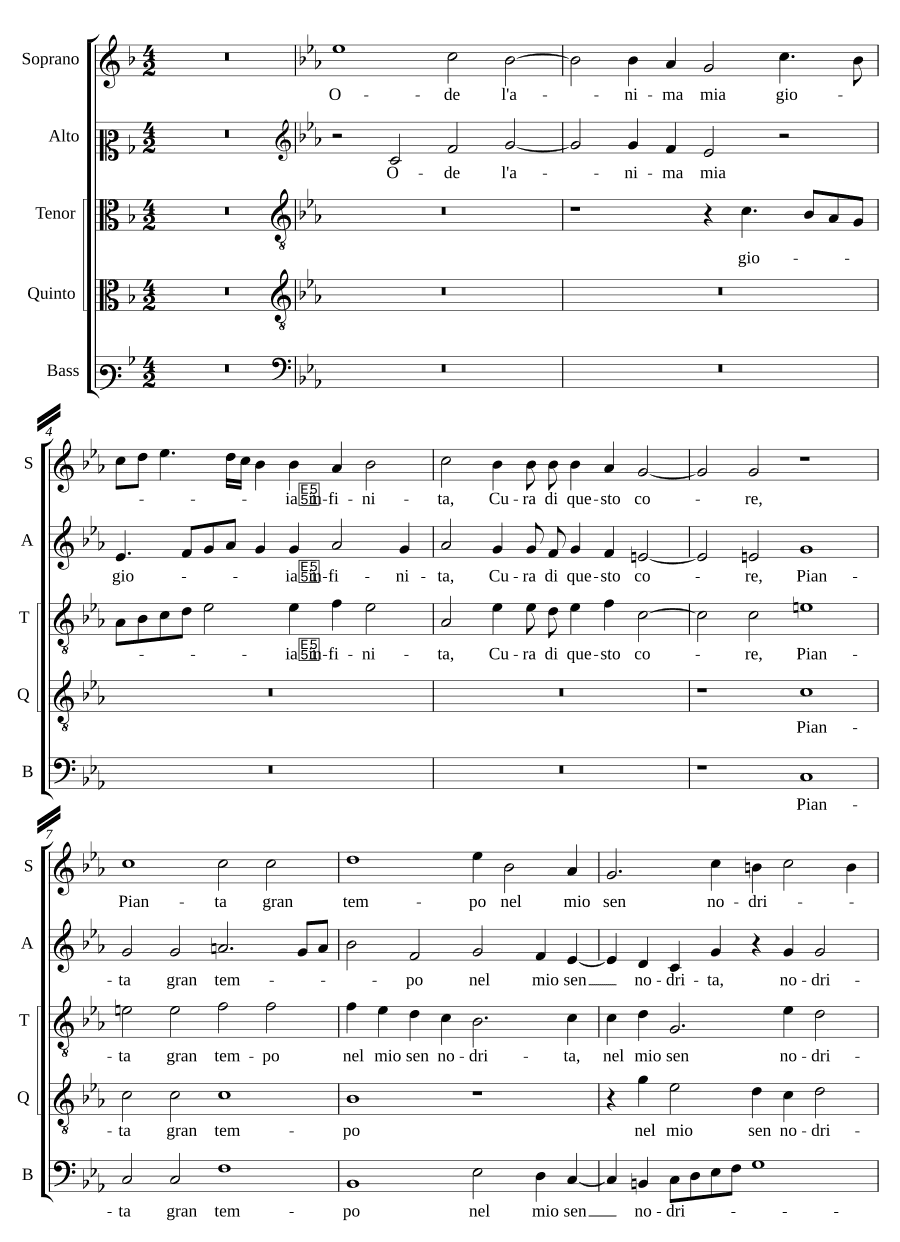 Ода, душа моя, радость (Ode l'anima mia gioia)