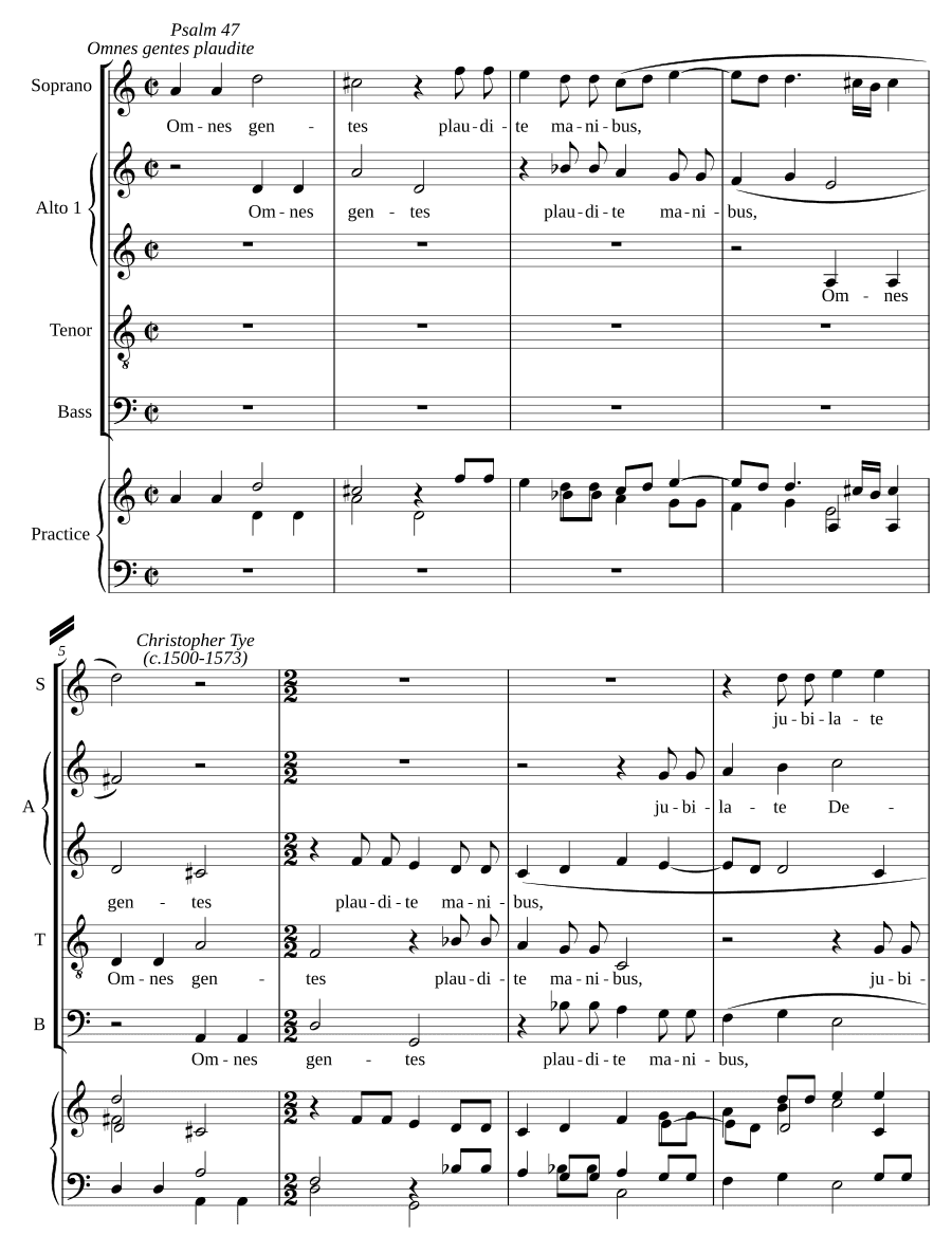 Все народы, хлопайте в ладоши (Omnes gentes, plaudite manibus)
