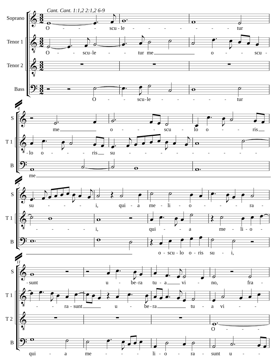 Целуй меня поцелуем уст его (Osculetur me osculo oris sui)