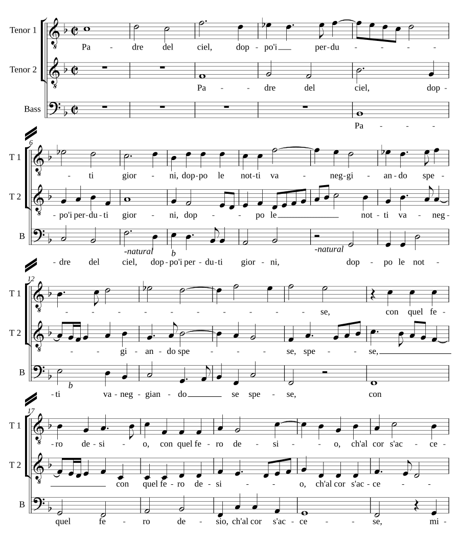 Отец Небесный (Padre del ciel)