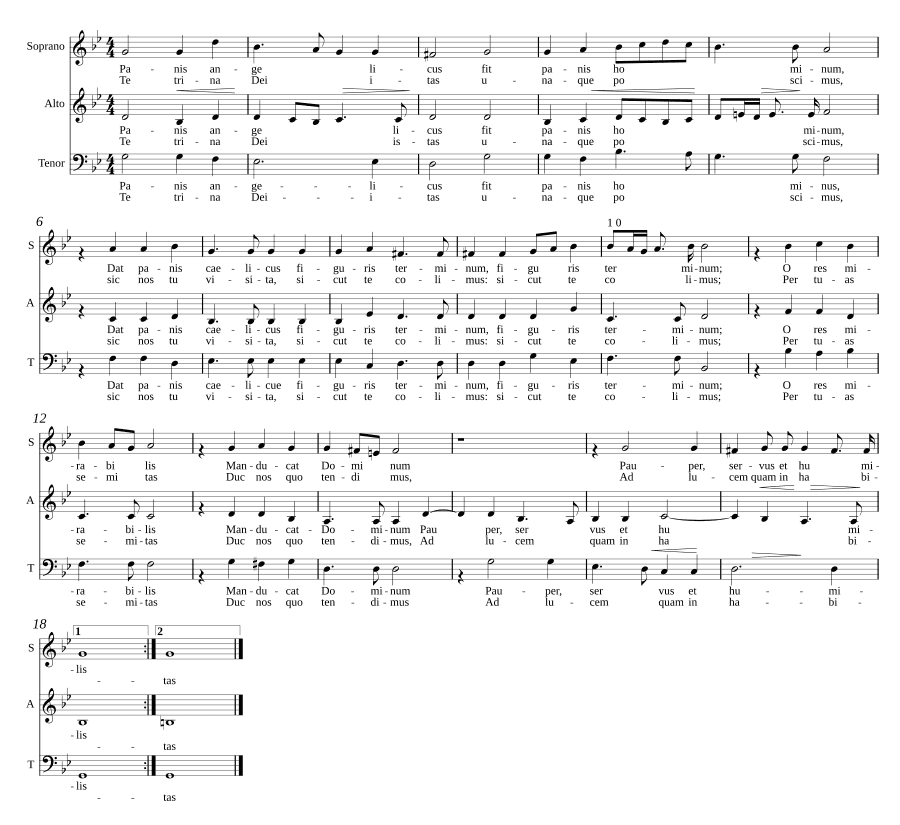 Panis angelicus a 4