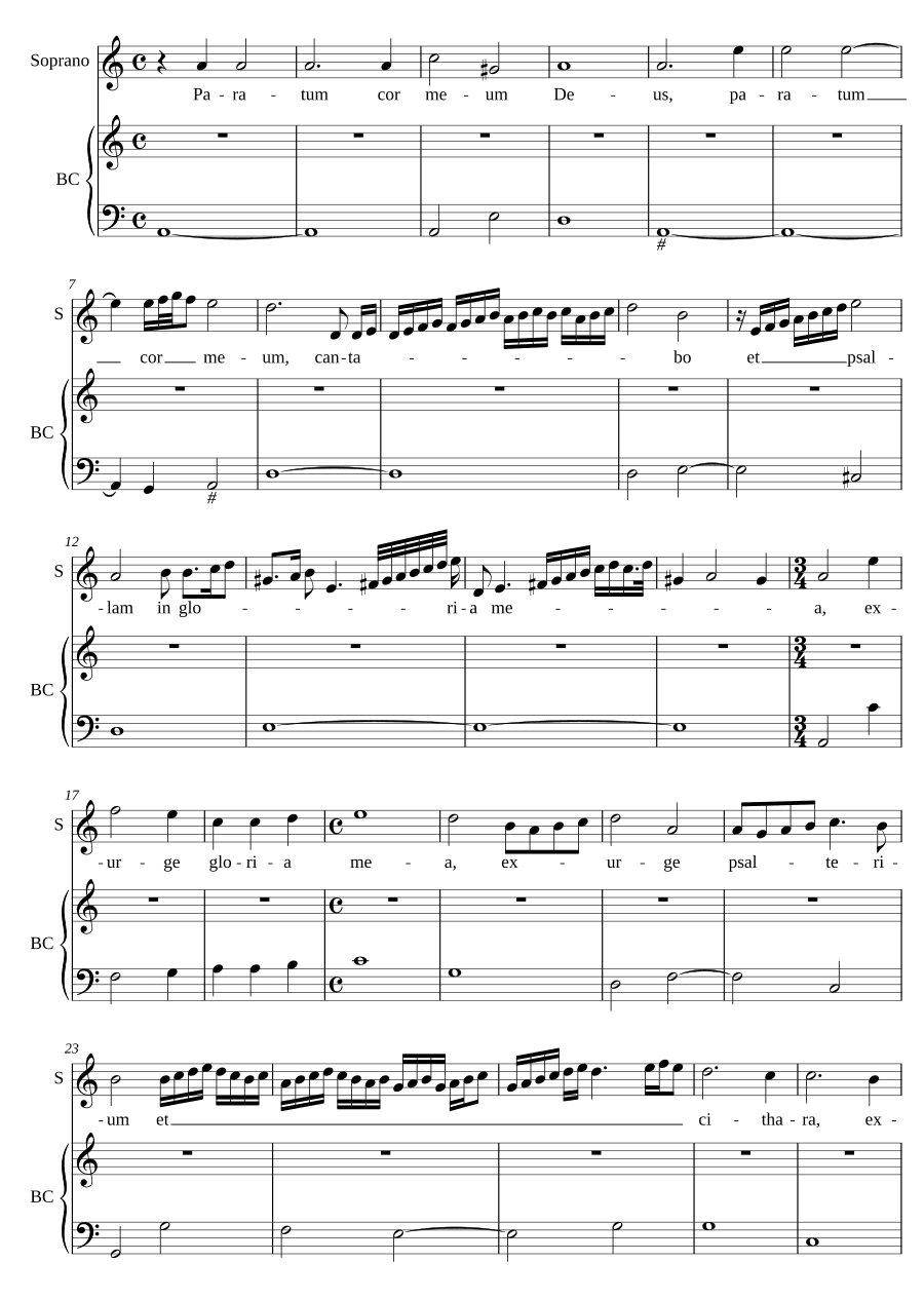 Сердце моё готово (Paratum cor meum)