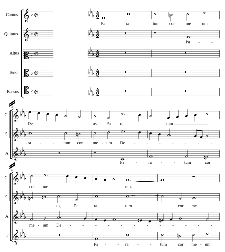 Сердце мое готово (Paratum cor meum)