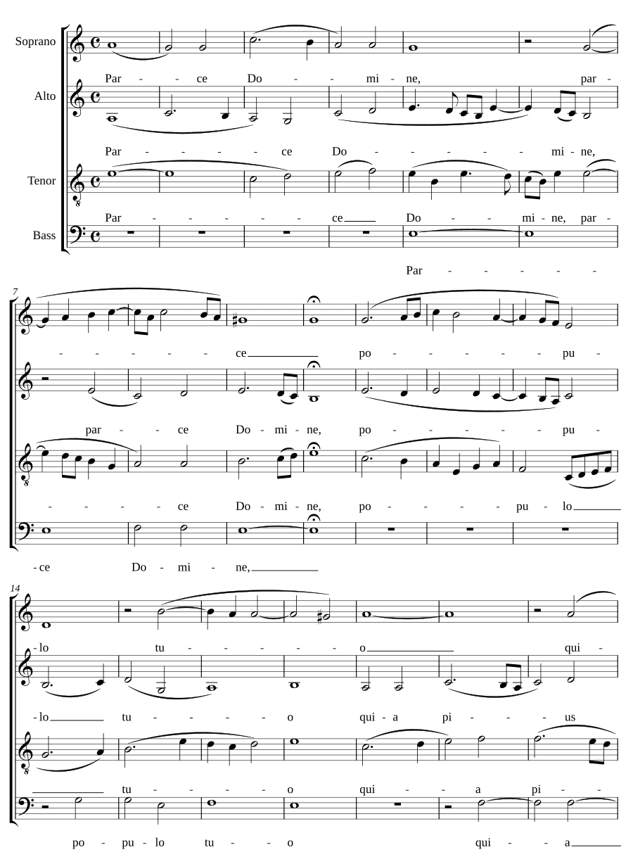 Помилуй, Господи (Parce Domine)