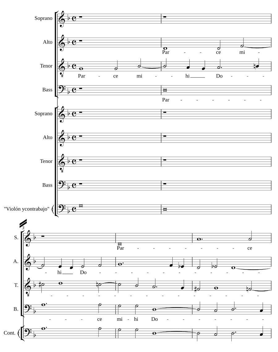 Помилуй меня, Господи (Parce mihi domine)